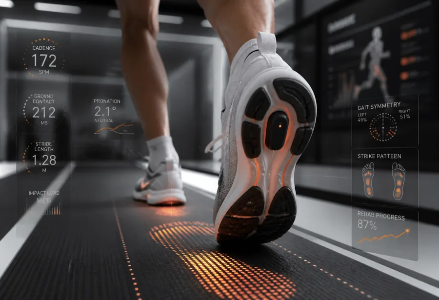 Smart insole or foot pod sensor for running metrics