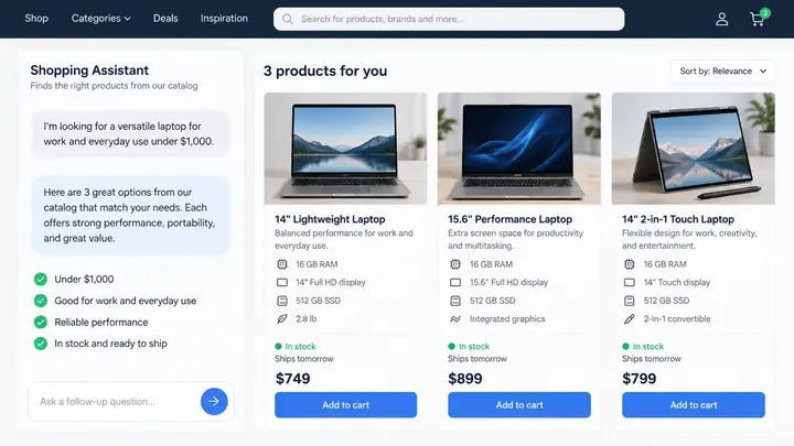 Shopping Assistant Development