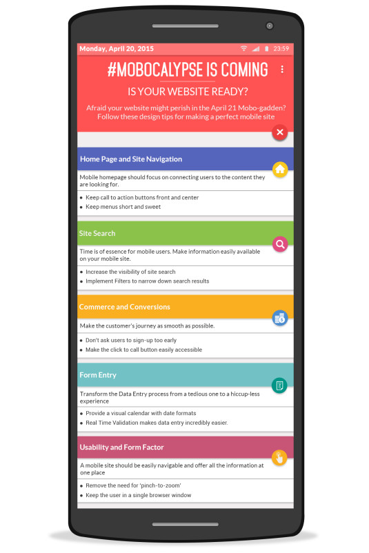 April 21 Google Mobile Friendly Update infographic