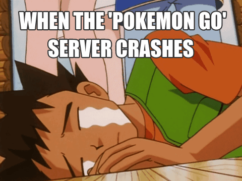 Pokemon Go server crash