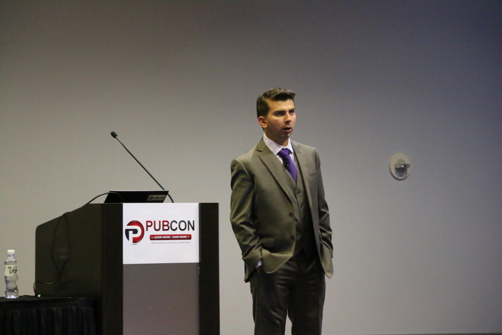 Gary Illyes at Pubcon Keynote