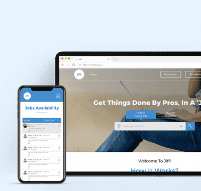 Jiffi job search website