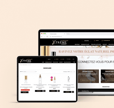 Xtreme Lashes Beauty Website