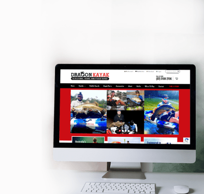 Dragon Kayak website banner image