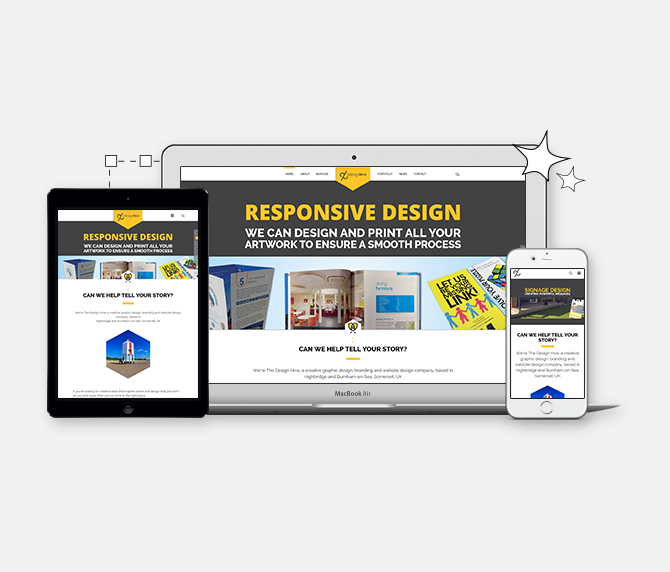 responsive design of website on all devices