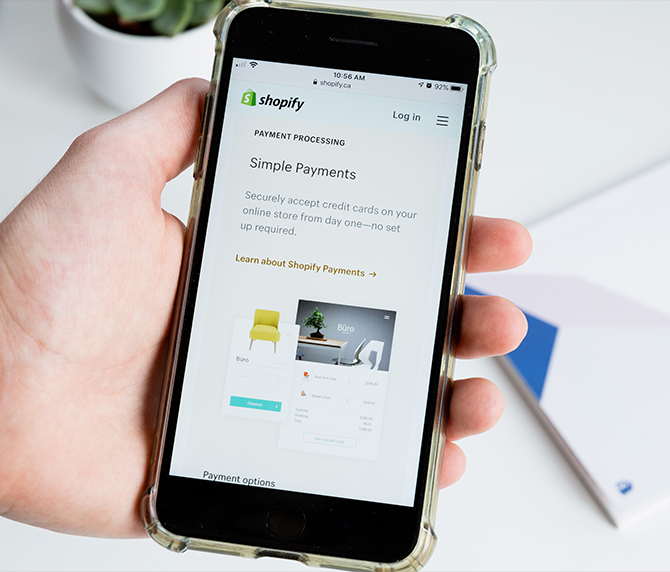shopify mobile payments