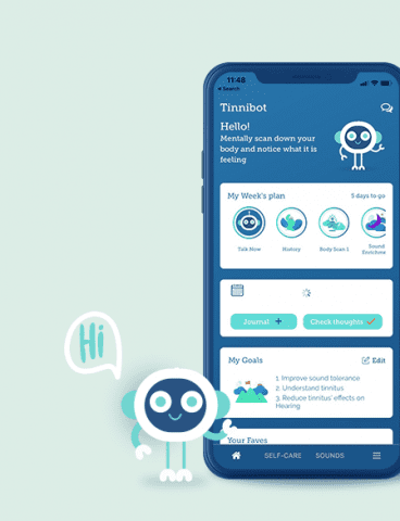 Tinnibot mobile app