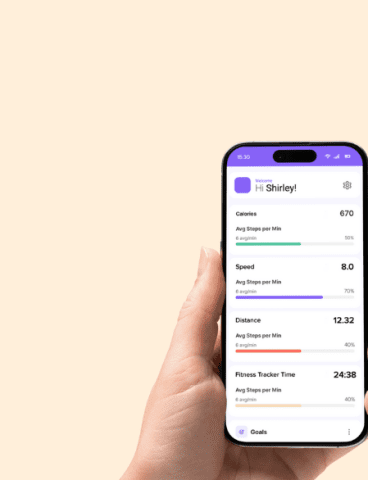 Fitdesk app mockup