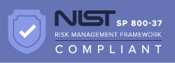 NIST SP 800-37 Compliant Badge