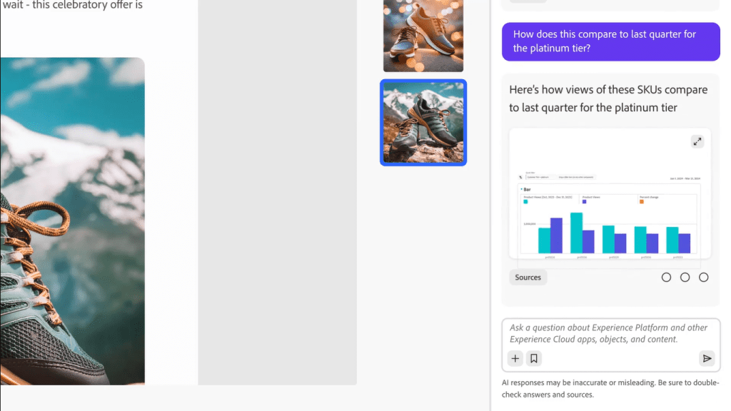 Adobe Sensei in action in Adobe Experience Cloud