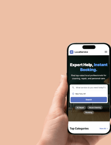 Case study for a marketplace app building