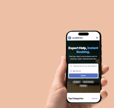 Case study for a marketplace app building