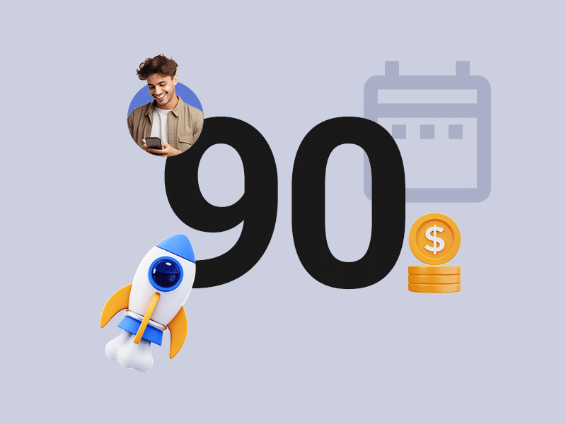 90-day launch with minimal budget.