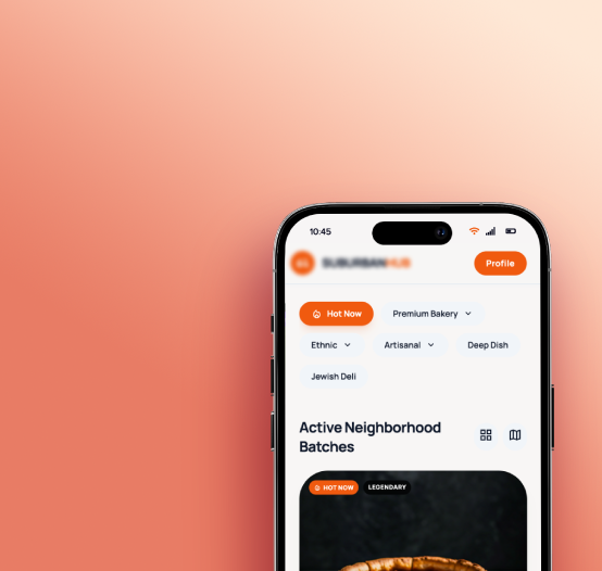 Hyperlocal, Time Sensitive Cuisine Delivery Platform for Chicago’s Suburban Market