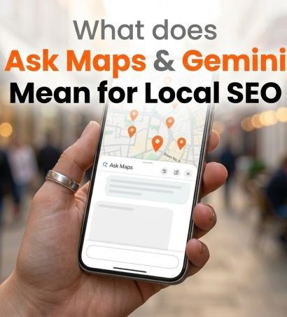 Ask Maps conversational interface on mobile device