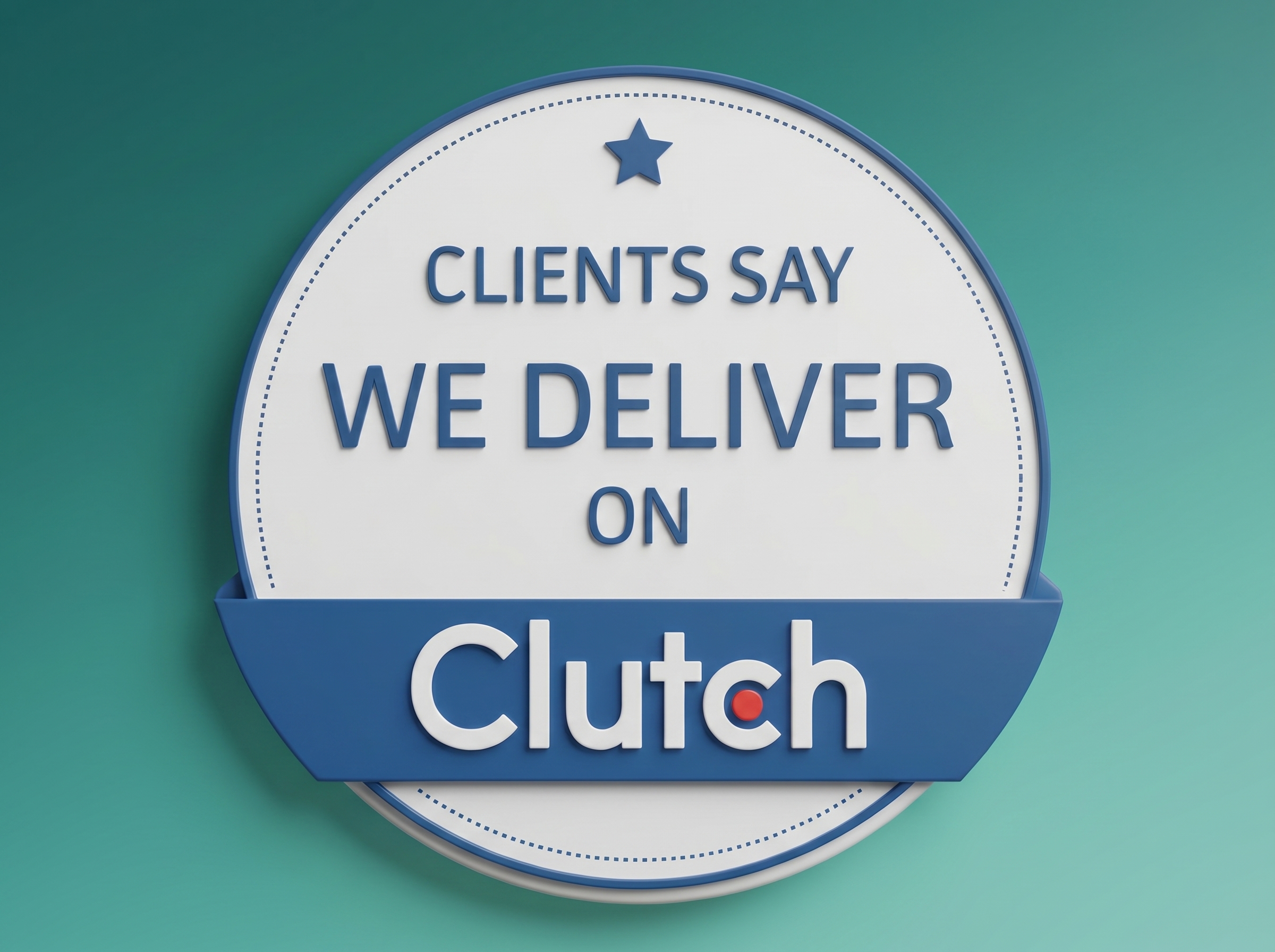 Clients say we deliver on Clutch
