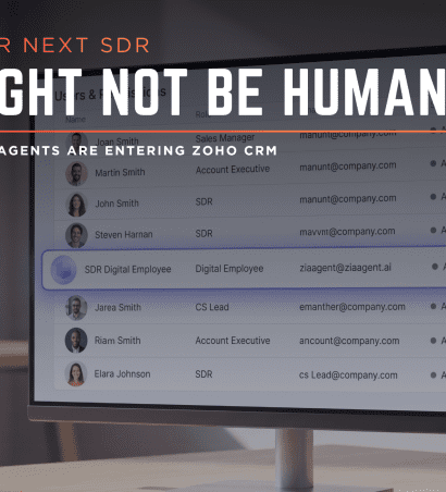 Zoho CRM introduced Digital Employees in form of Zia AI Agents