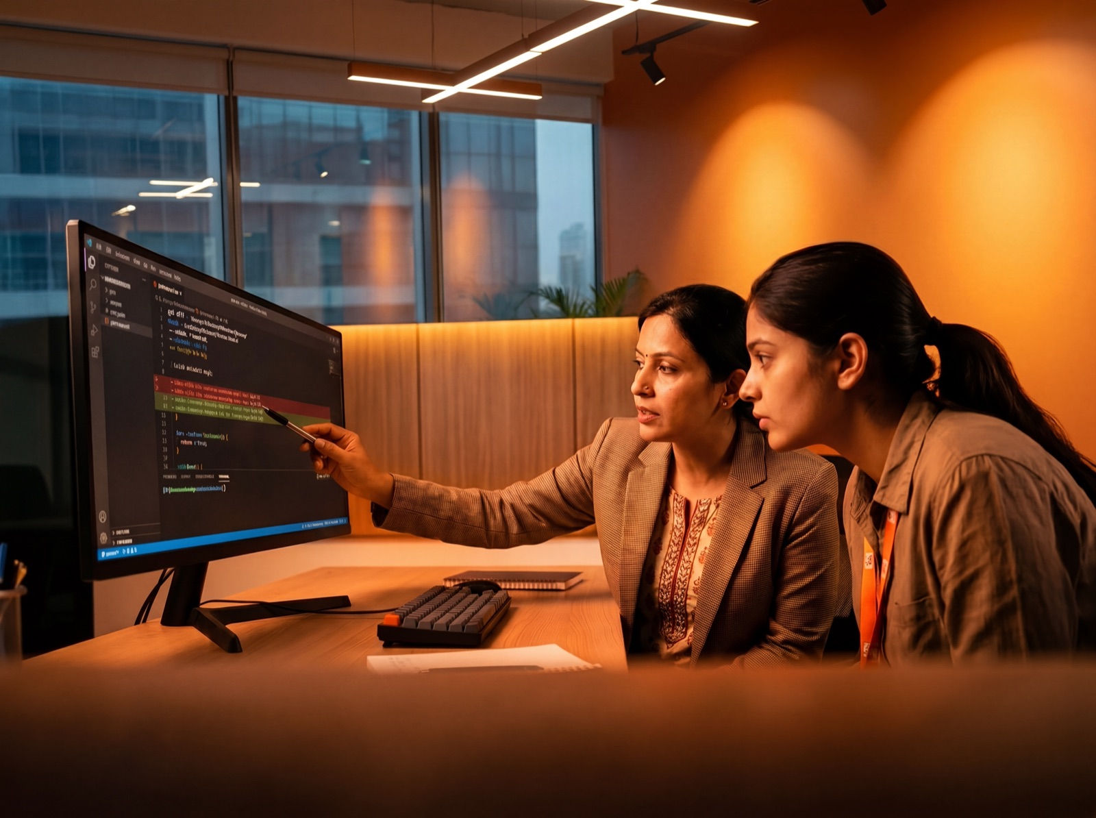 Emerging technology delivery team at work