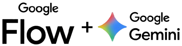 Google Flow + Gemini logo