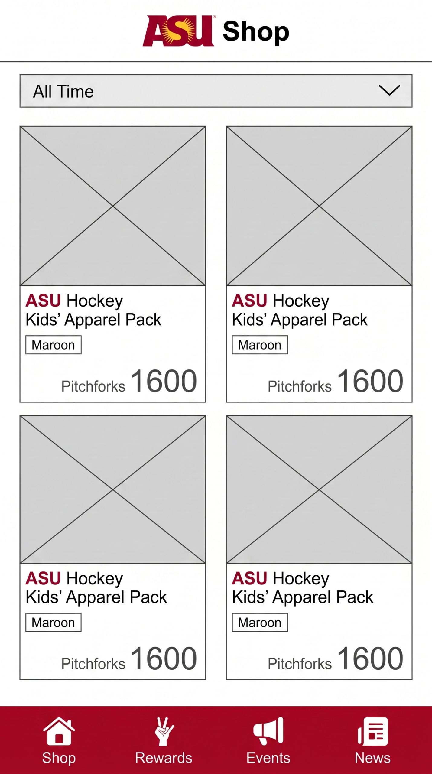 Rewards Shop with Pitchforks Pricing