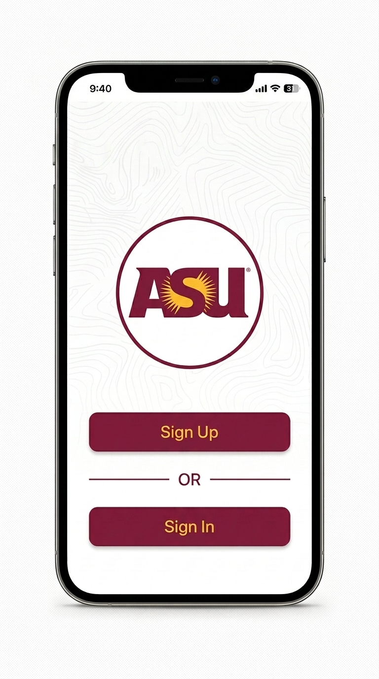 Sign Up / Sign In Screen