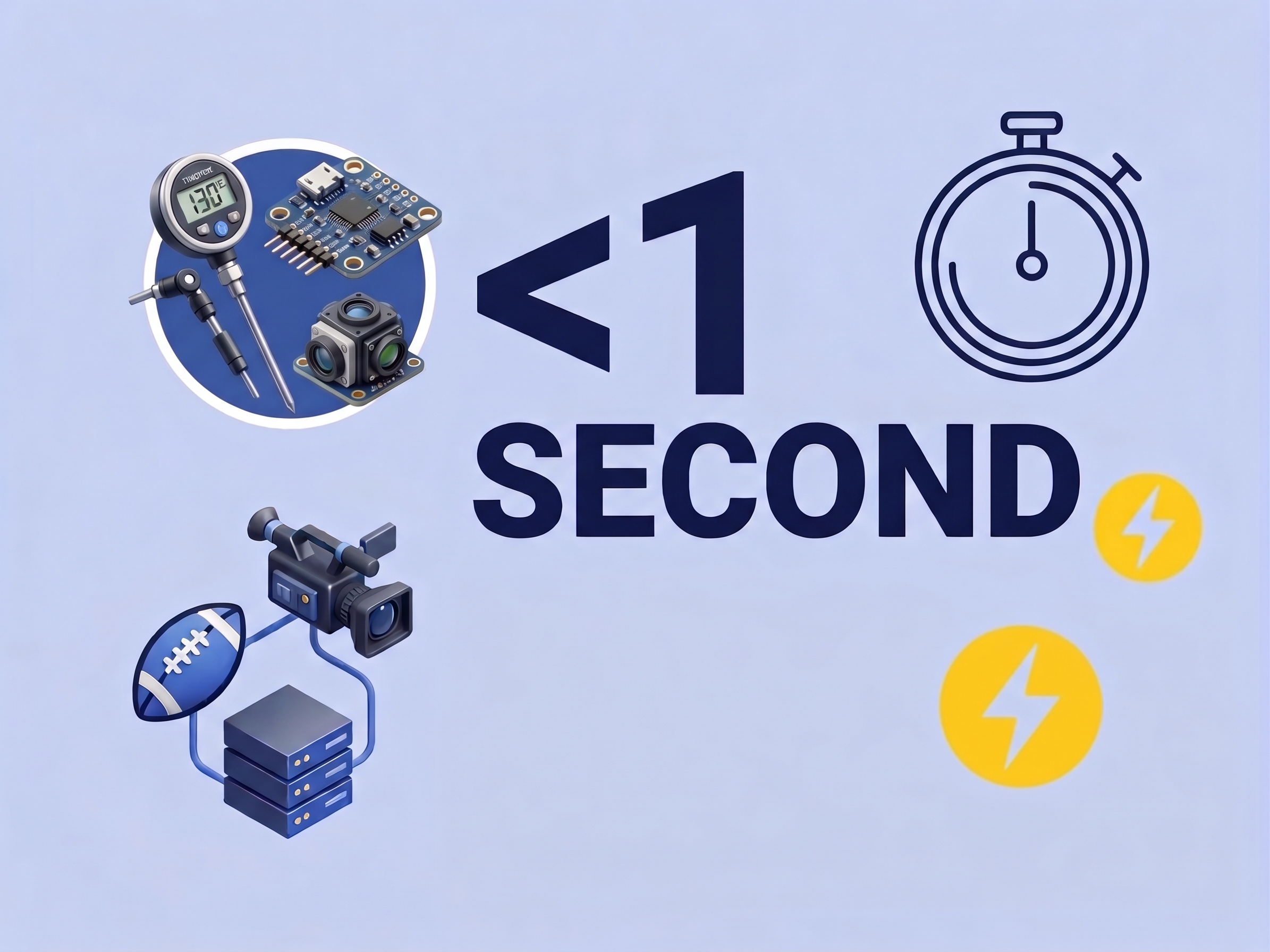 Latency held below 1 second across sports and tenants