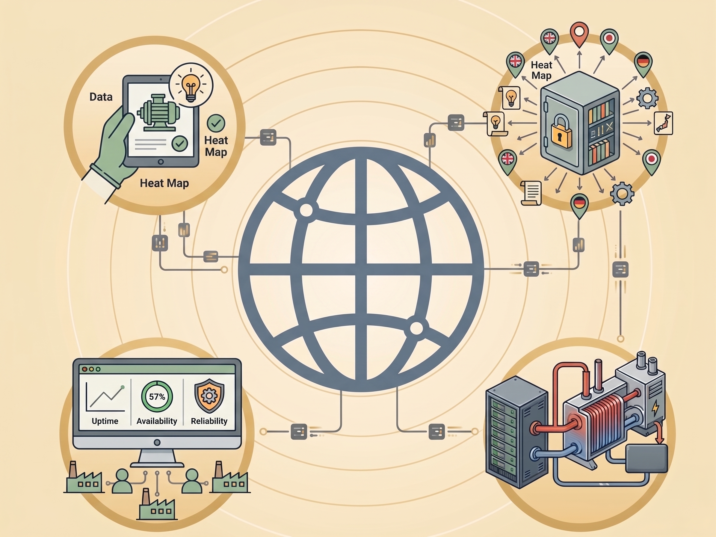 Global visibility plus enterprise wide knowledge sharing