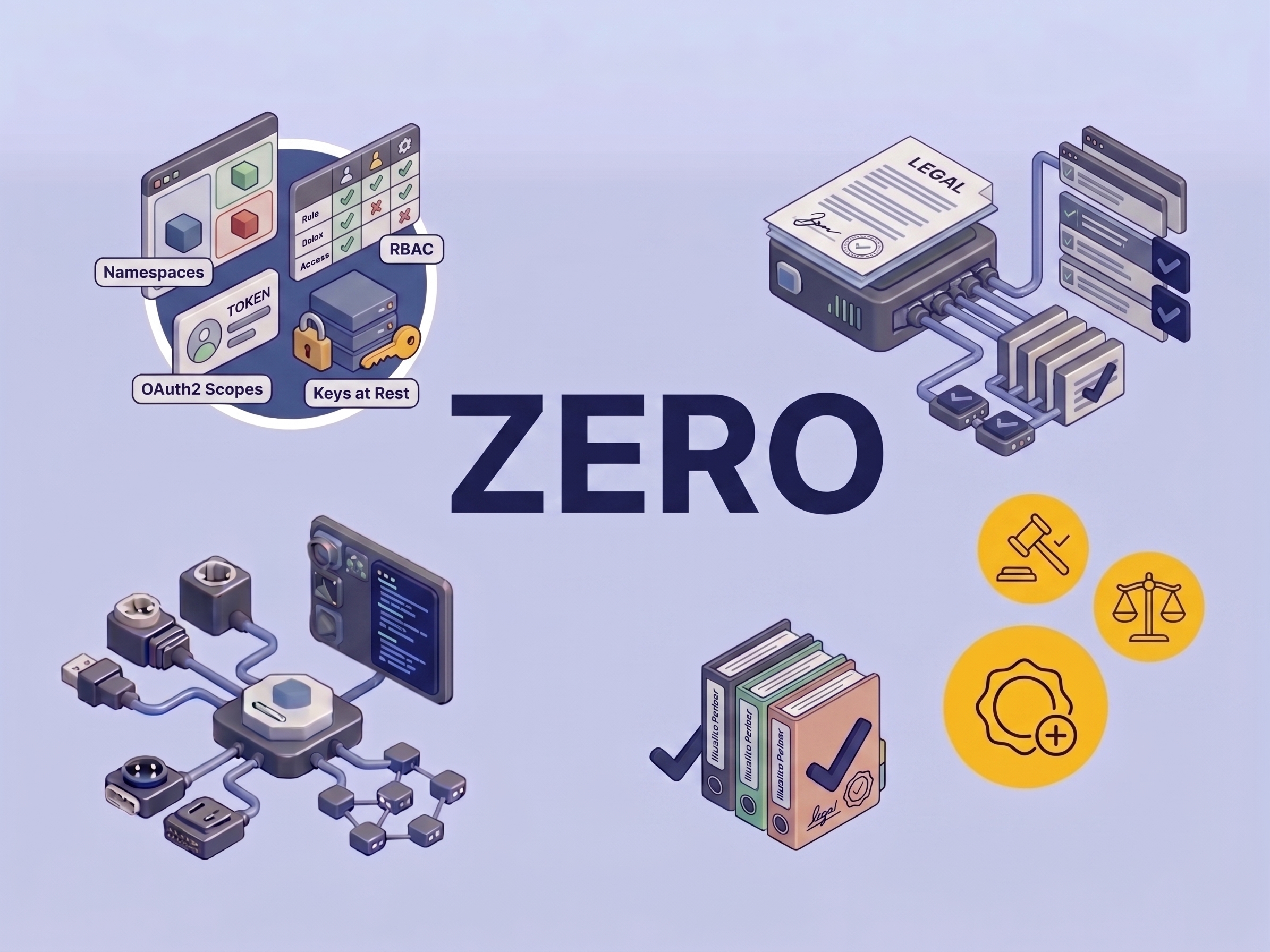 Zero architectural exceptions in partner legal review