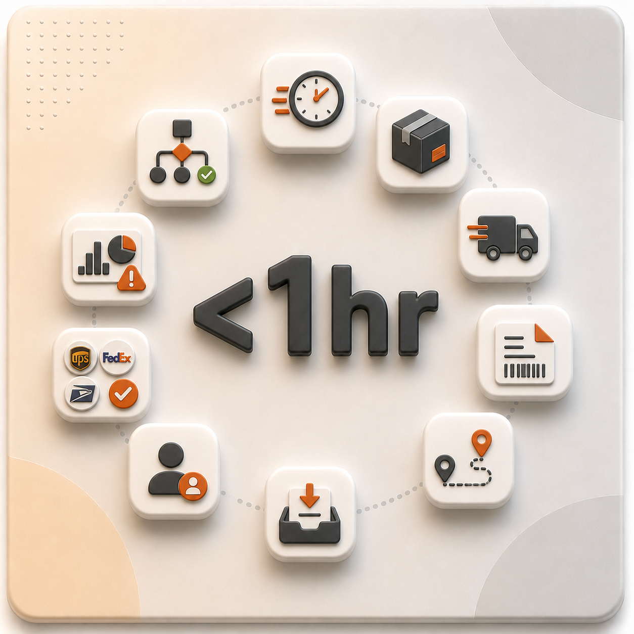 Under 1 Hour Fulfillment via Automated Carrier Assignment