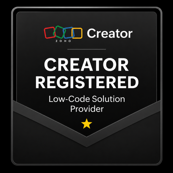 Zoho Creator Registered Developer