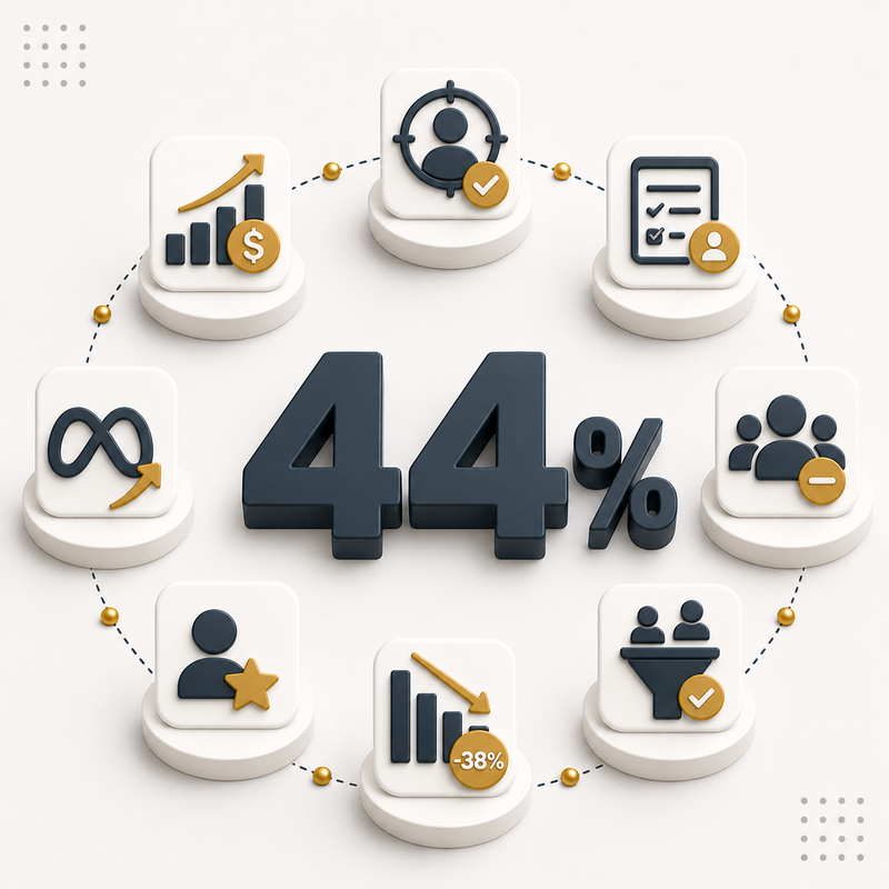 44% Improvement in Meta Cost Per Qualified Lead