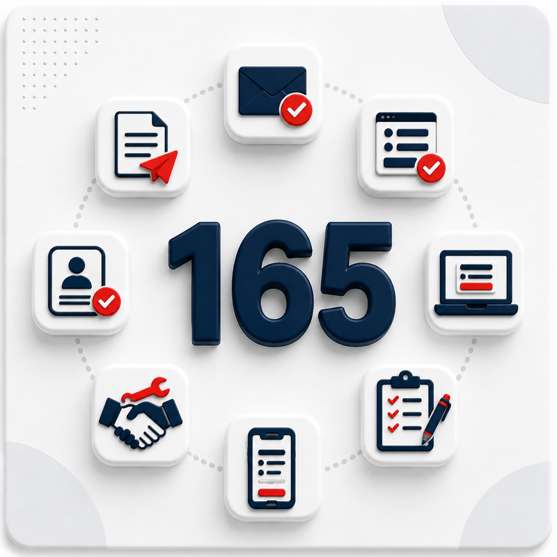 165 Form Submissions from Organic and Direct Traffic