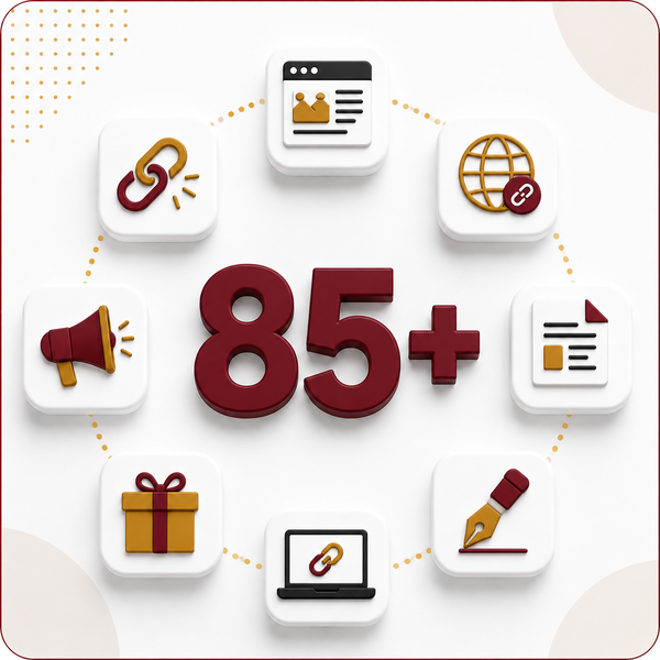 85+ Referring Domains Earned Through Content and Outreach