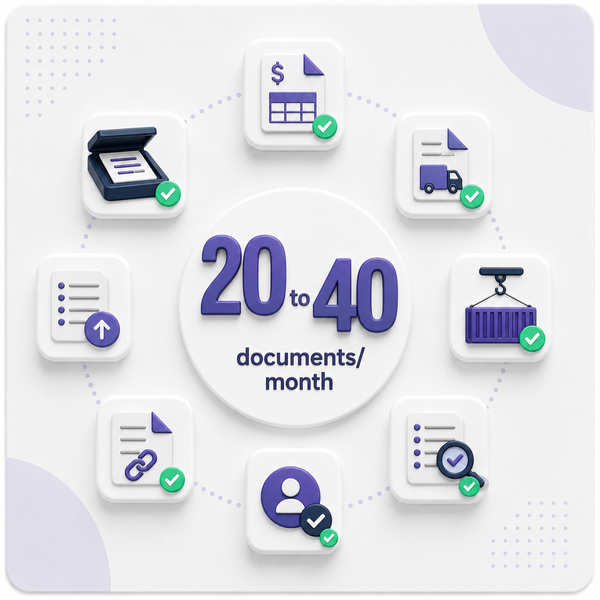 Manual Vendor Document Entry Reduced