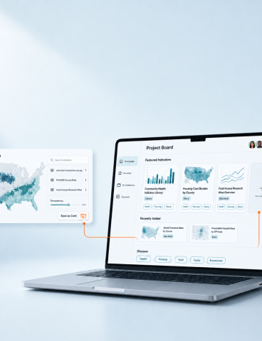 Shared React and GraphQL frontend foundation for a US public health data platform case study