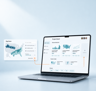 Shared React and GraphQL frontend foundation for a US public health data platform case study
