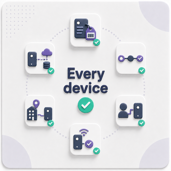 Serialized Device Lifecycle Tracked as First Class Records