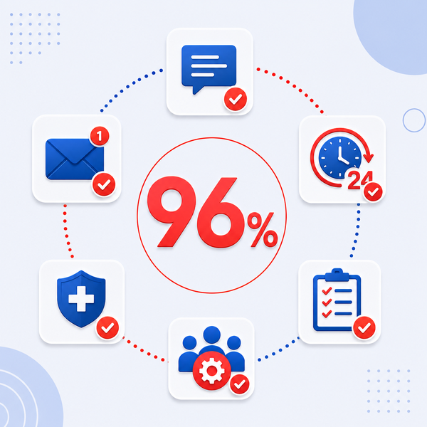 96% of Eligible Reviews Were Answered Within 24 Hours