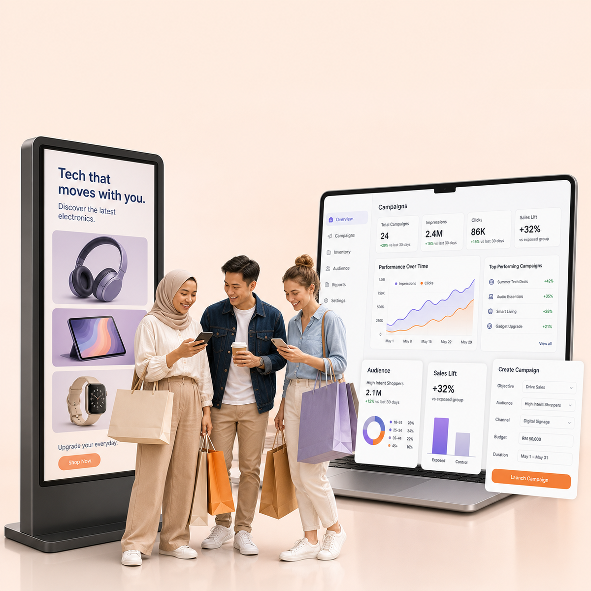 Retail Media Network for a Southeast Asian Electronics Chain