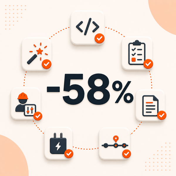 58% Less Repetitive Engineering Effort in the First Cycle