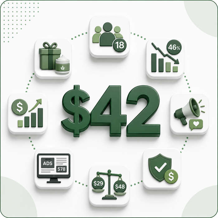 $42 Creator CPA Cut Acquisition Costs 46% Below Paid Ads