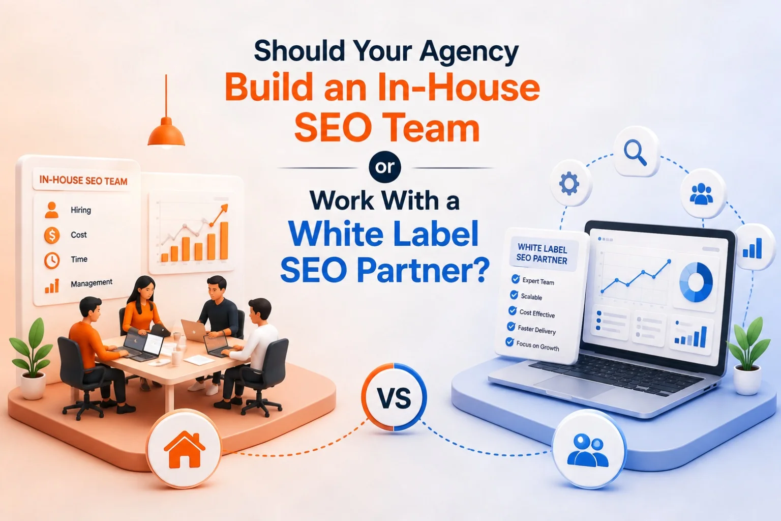 Should Your Agency Build an In House SEO Team or Work With a White Label SEO Partner?