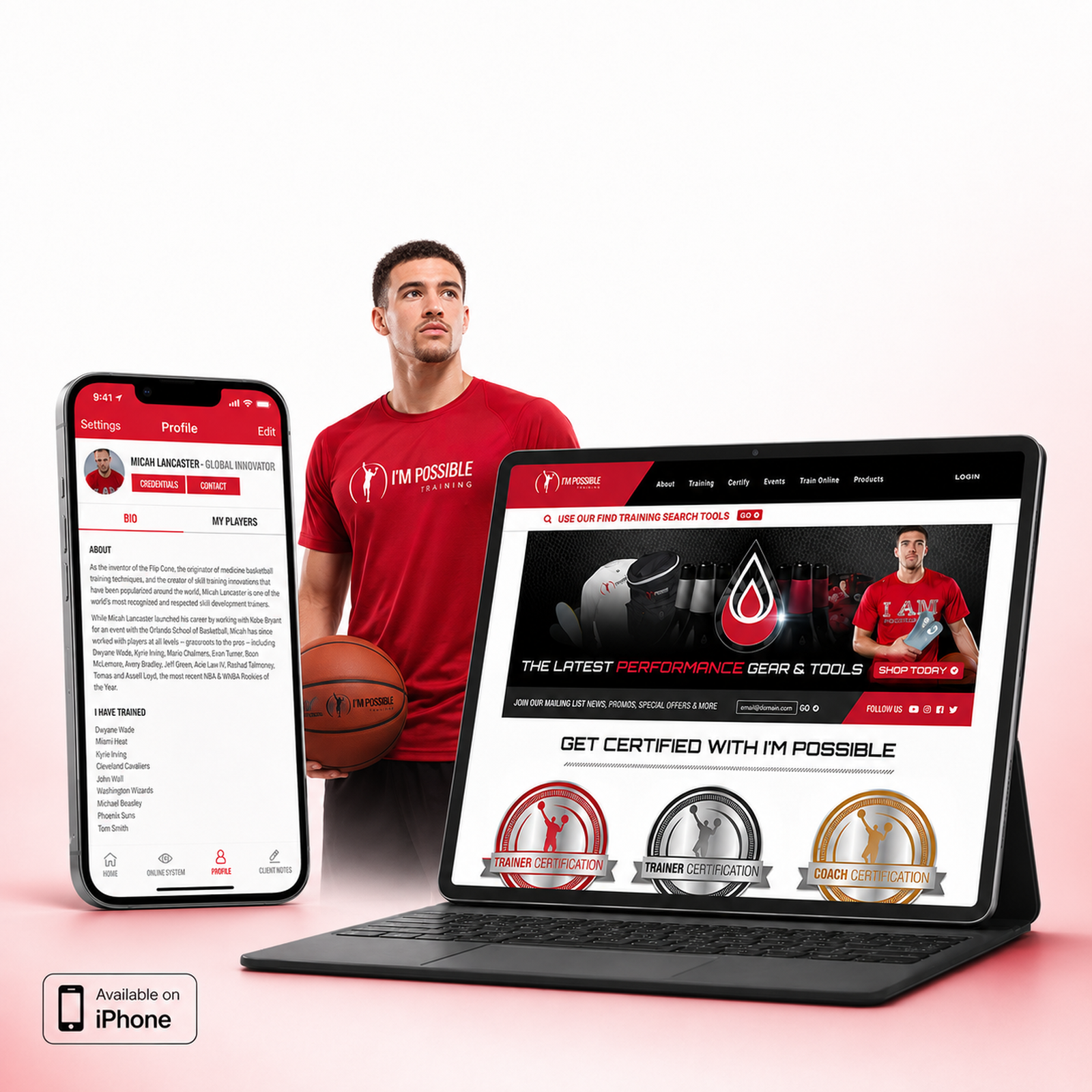 Web and iOS Platform for I'm Possible Training