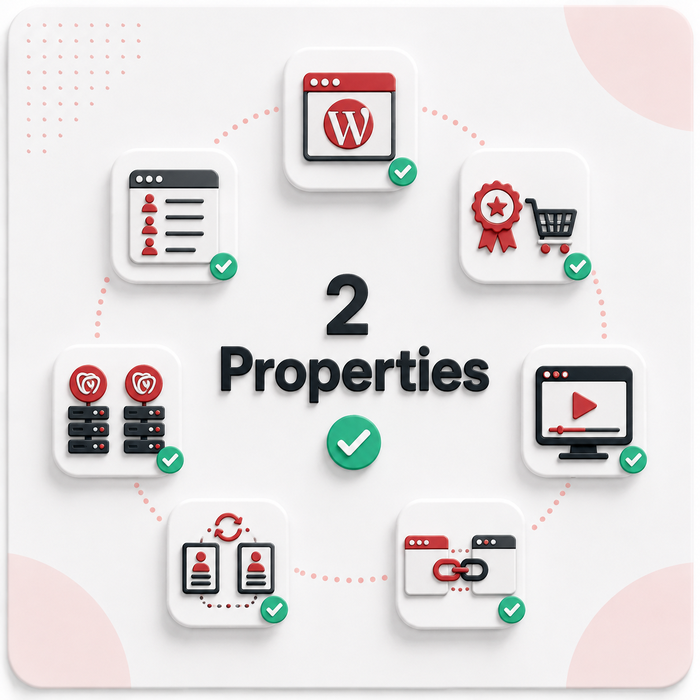 Dual Property Web Architecture in Production