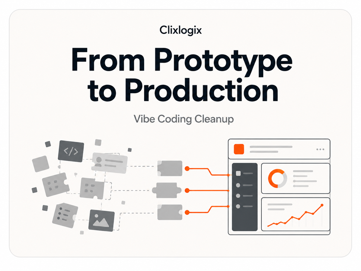 Clixlogix Vibe Code Cleanup Service