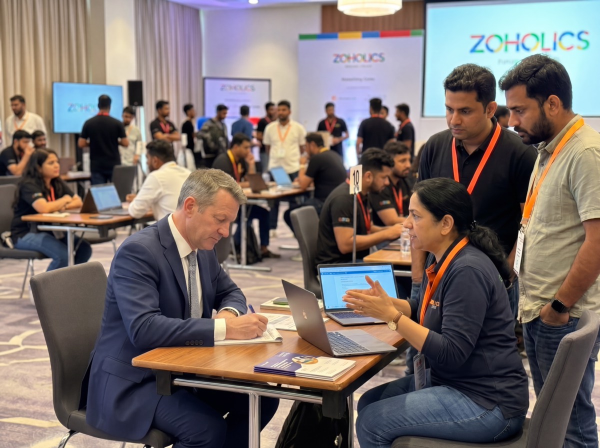 Clixlogix architects working through a Zoho system design