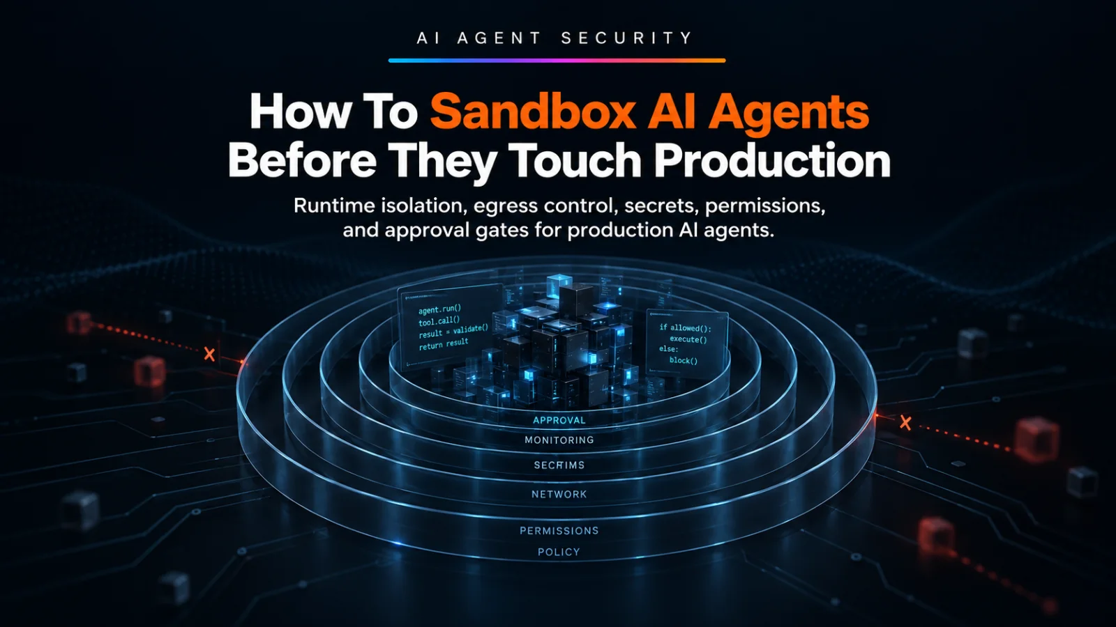 How To Build An AI Agent Sandbox For Production Agents With A 7 Ring Model