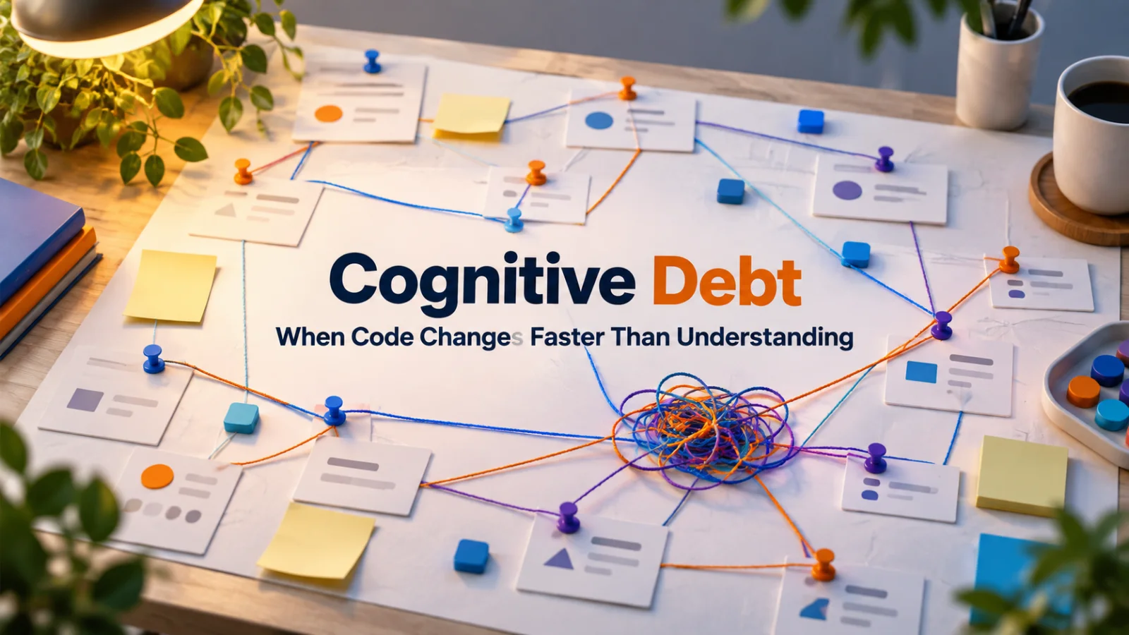 Cognitive Debt Is What Accumulates When Code Changes Faster Than Understanding