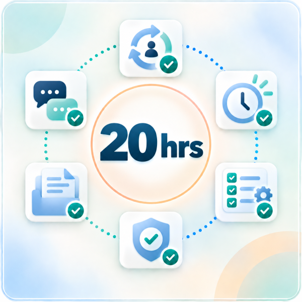 Up to 20 Hours of Manual Admin Recovered