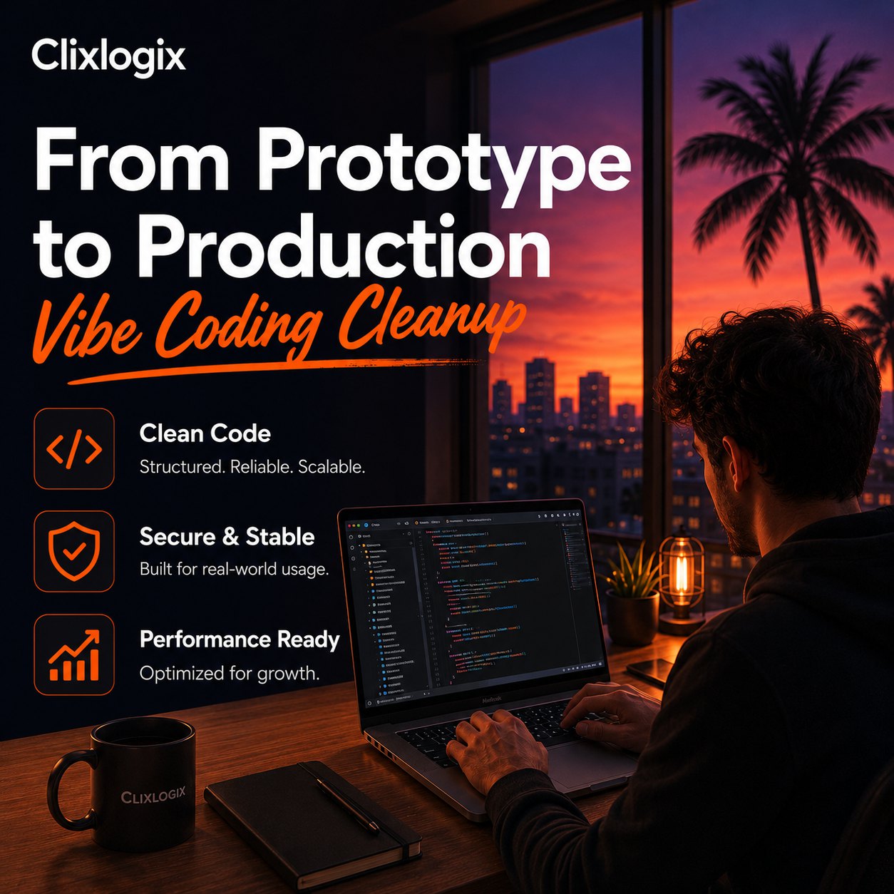 From Prototype to Production, Clixlogix Vibe Coding Cleanup
